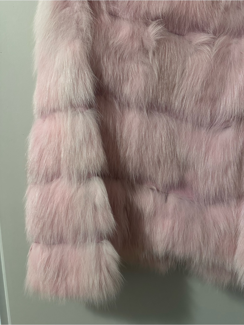 Vintage Pink Rabbit Fur Jacket - Picture 7 of 12